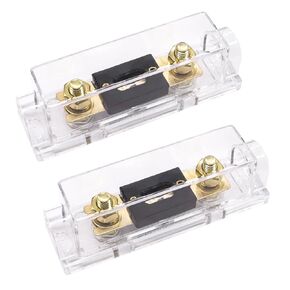 SMSEACE 2PACK 200AMP ANL FUSE حامل مع 200 amp الصمامات ANL مناسبة ل 0/2/4/8 AWG CAR الصوت والتطبيقات الحالية العالية الأخرى