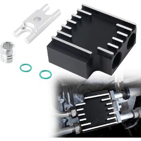 Thermal Bypass Valve Upgrade with Billet Filter Coupler Fit for 2019-2024 Ram 6.7L Cummins Diesel with 68RFE or Aisin AS69RC Transmission