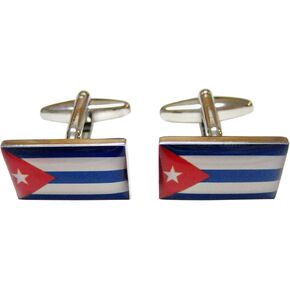 Kiola Designs Cuba Flag Cufflinks