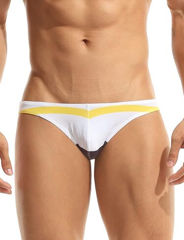 SEOBEAN Mens Sexy Super Low Rise Bikini Briefs Underwear 10110 in Saudi Arabia