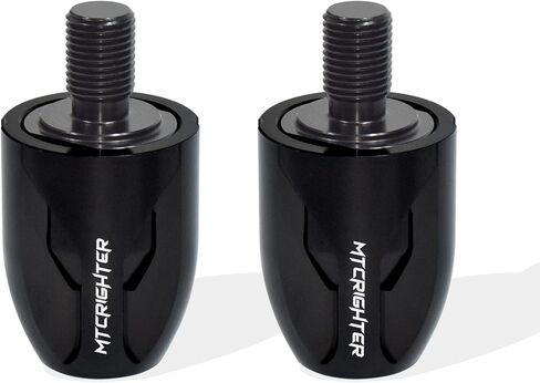 Solid Handlebar Bar Ends Cap Compatible with Suzuki GSX-8R GSX-8S 2023-2025/ GSX-R1000 GSXR1000R 2017-2025/ GSX-R1300 HAYABUSA 2021-2025, CNC Aluminum Alloy Made (Black) in Kuwait