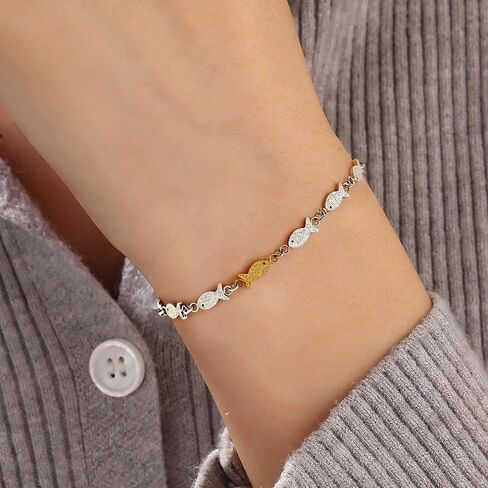 Inspirational Gifts for Women Men,Swimming Against The Current,Through The Waves of Life,Encouragement Bracelet for Best Friends Mom Daughter Sister,Spiritual Faith Gift for Birthday Christmas in Saudi Arabia