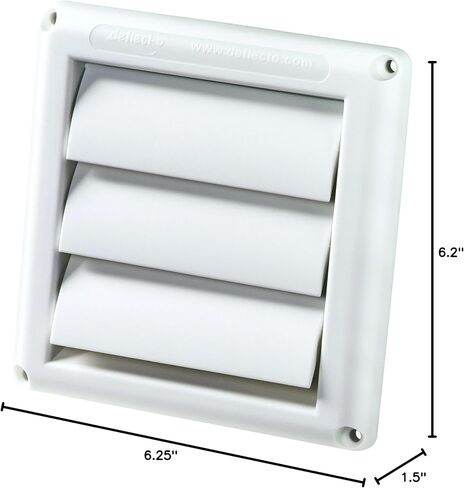 Deflecto Vent Hood, 4", White (HS4W/48) in Saudi Arabia