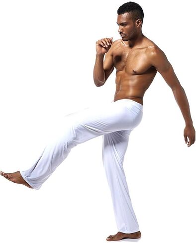 Ouruikia Men's Pajama Bottoms Comfy Lounge Bottom Sleep Lounge Pants Yoga Pants in Saudi Arabia