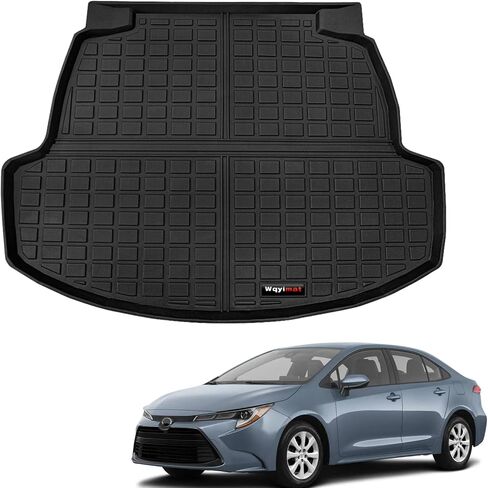 Car Cargo Mats for 2020-2024 2025 Toyota Corolla Trunk Liner All Weather TPE Rubber (for 2020-2025 Toyota Corolla Cargo Mats) in Kuwait