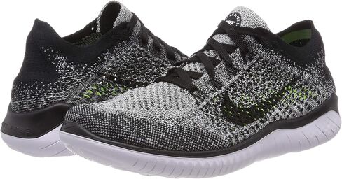 Nike Mens Free RN Flyknit 2018 942838 101 - Size 8.5 White/Black in Saudi Arabia