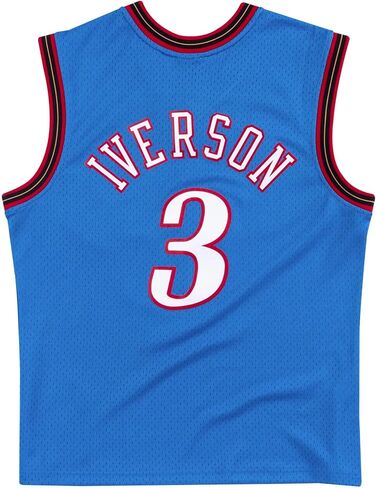 Mitchell and Ness Iverson Royal #3 Sixers 1999 Swingman Jersey (18016-P76ROYA99AIV) in Saudi Arabia
