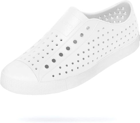 Native Shoes, Jefferson, Lightweight Sneaker for Adults, Shell White/Shell White, 5 M US Women/3 M US Men in Saudi Arabia