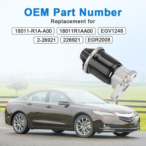 صمام إعادة تدوير غاز العادم EGR متوافق مع Acura MDX RLX TLX RDX ILX Honda Accord CIVIC CROSSTOUR HR-V PARTPORT PILOT RIDGLINE EGR EGRENT FOR 18011-R1A-A00 18011R1AA00 in Saudi Arabia