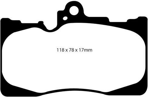 EBC Brakes Redstuff 3000 Series Sport Brake Pad Set DP31589C لتناسب لكزس in Kuwait