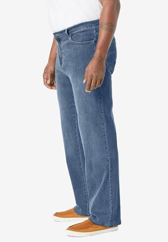 Liberty Blues Men's Big & Tall ™ Loose Fit 5-Pocket Stretch Jeans in Kuwait