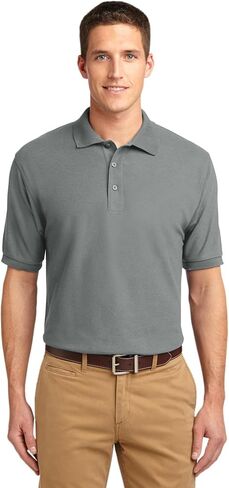 Port Authority Extended Size Silk Touch Polo 9XL Tropical Pink in Saudi Arabia