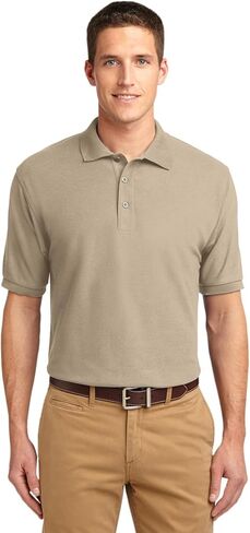Port Authority Extended Size Silk Touch Polo 9XL Tropical Pink in Saudi Arabia