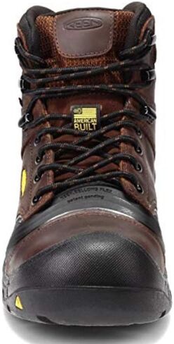 KEEN Utility Men's Portland 6" KBF Composite Toe Waterproof Work Boots Construction, Black/Black, 11 Wide in Saudi Arabia