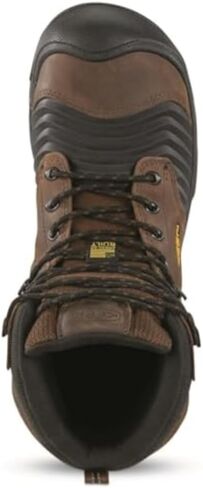 KEEN Utility Men's Portland 6" KBF Composite Toe Waterproof Work Boots Construction, Black/Black, 11 Wide in Saudi Arabia