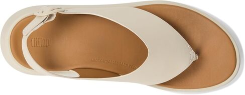 Fitflop Women Flated Flatform Leather Flatform Flatform Back-Strap Tee/Post Sandals Wedge in Kuwait