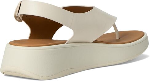 Fitflop Women Flated Flatform Leather Flatform Flatform Back-Strap Tee/Post Sandals Wedge in Kuwait