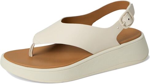 Fitflop Women Flated Flatform Leather Flatform Flatform Back-Strap Tee/Post Sandals Wedge in Kuwait