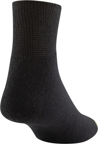 Gold Toe Men's Non Binding Super Soft Quarter, 2-Pairs, Black, X-Large in Saudi Arabia