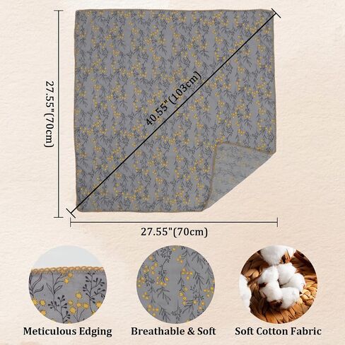 Cotton Bandanas for Women Girls, Hair Bandana Floral Head Scarf, Headband, Handkerchief, 27x27 inch in Saudi Arabia