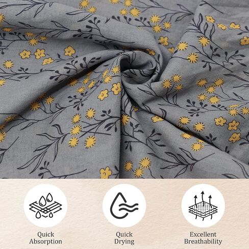 Cotton Bandanas for Women Girls, Hair Bandana Floral Head Scarf, Headband, Handkerchief, 27x27 inch in Saudi Arabia