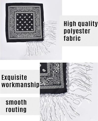 Clobeau Disco مهزلة Bandana Cowboy Cowgirl Western Bachelorette Bandanas Sparkly Rhinestone Fringe Bandanas for Women Men in Saudi Arabia