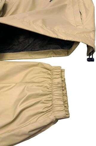 Men’s 2-Piece Quarter Zip Pullover Windbreaker Tracksuit Jogger Sports Mesh lined Outfit in Kuwait