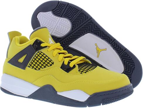 حذاء رياضي رياضي 6 للرجال من Nike Air Jordan 4 Retro Hi Top Basketball Trainers 308497 in Saudi Arabia