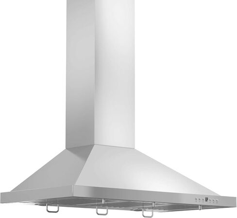 ZLINE 36 in. Convertible Vent Wall Mount Range Hood in Stainless Steel with Crown Molding (KBCRN-36) in Kuwait