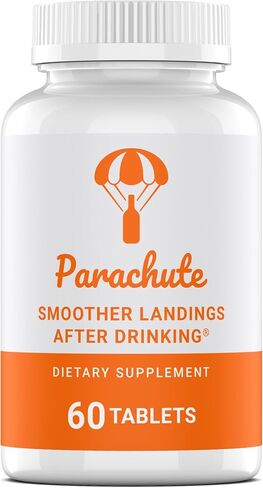 Parachute - Smoother Landings After Drinking | Dihydromyricetin DHM | Milk Thistle | 60 Tablets in Saudi Arabia