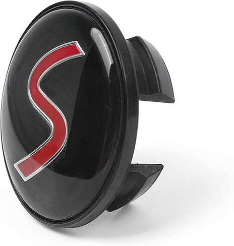 4pcs Center Wheel Caps 53 مم مناسبة لـ Mini Cooper S R53 R56 ، Fit for Mini Cooper Clubman R55 ، HubCap Hub Badge ، أغطية Red S Center ، أغطية أغطية قطع الغيار ، in Saudi Arabia