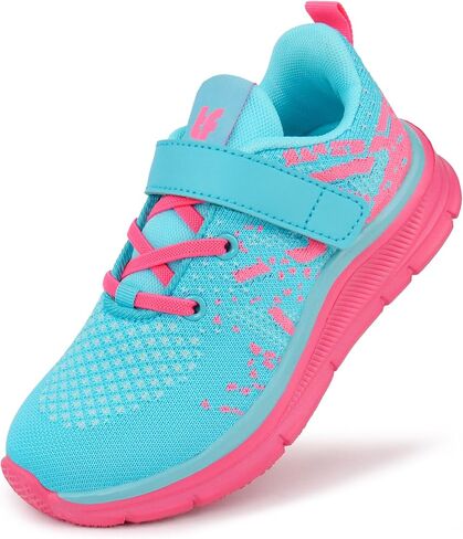 Tobfis Boys Girls Kids Arch Support Strap Athletic Running Tennis School Shoes Breathable Walking Sneakers Better for Flat Feet (Toddler/Little/Big Kid) in Saudi Arabia