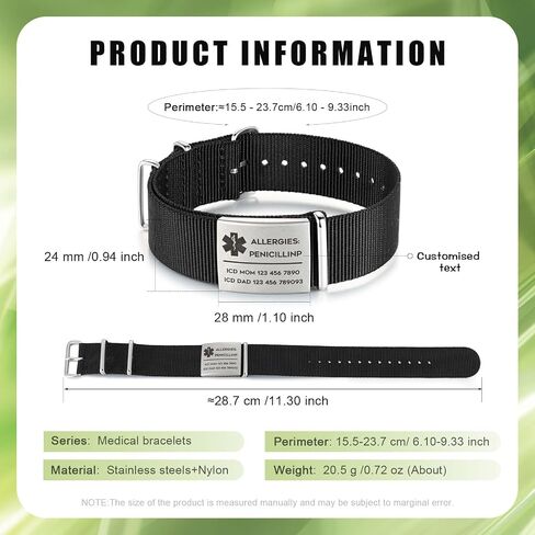 Luolajewelry Personalized Engrave Alert ID Bracelets Custom Emergency Medical Stainless Steel Bangle Bracelets for Men in Saudi Arabia