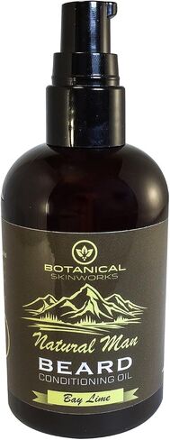Natural Man Beard Oil 4oz All Natural Unscented (No Added Fragrance) Beard Conditioner by Botanical Skin Works in Saudi Arabia