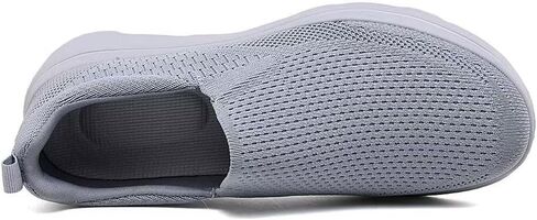 TIOSEBON Men's Slip On Walking Loafers - Breathable Lightweight Knit Mesh Casual Sneakers,Comfortable Laceless Shoes for Travel, Driving and Standing All Day in Kuwait