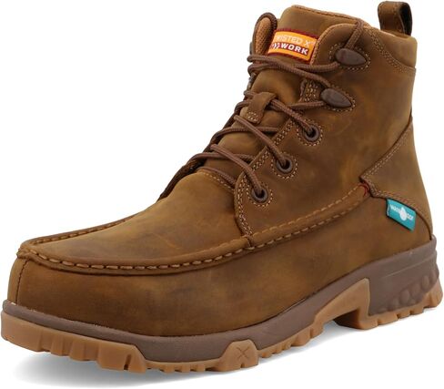 Twisted X Men's 6" Work Boot, Shitake, 9.5 W in Kuwait