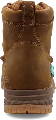 Twisted X Men's 6" Work Boot, Shitake, 9.5 W in Kuwait