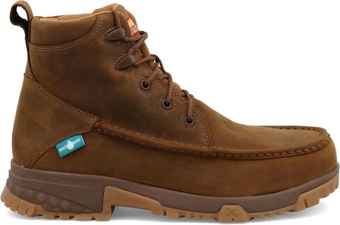 Twisted X Men's 6" Work Boot, Shitake, 9.5 W in Kuwait