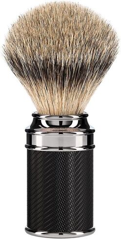 MÜHLE Traditional Silvertip Badger Shaving Brush | Chrome Plated Stainless Steel Handle | Luxury Shave Accessory for Men in Kuwait