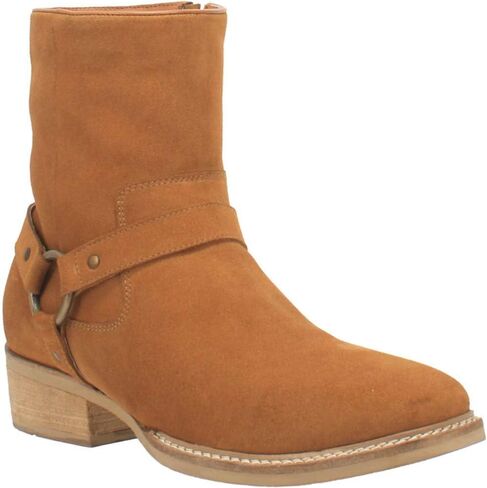 Dingo Mens Calgary Square Toe Boots Ankle - Brown in Kuwait