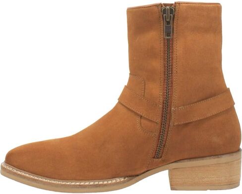 Dingo Mens Calgary Square Toe Boots Ankle - Brown in Kuwait