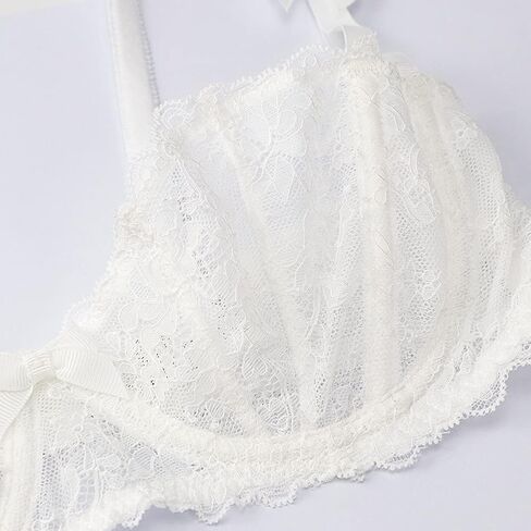 Women's Lumiere Lace Unlined Balconette Bra and Panty Set in Saudi Arabia