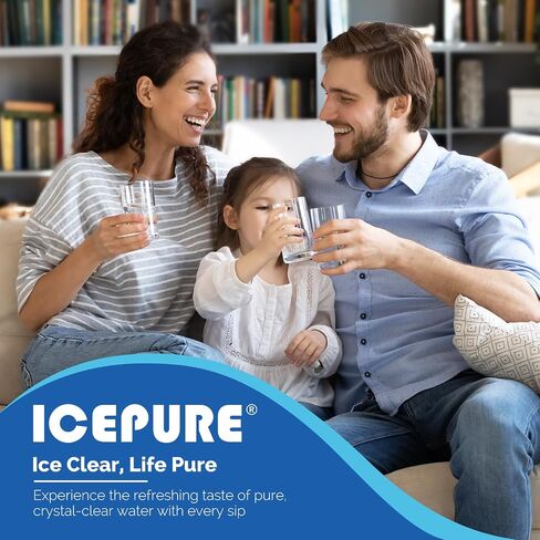 ICEPURE DA97-17376B Refrigerator Water filter Compatible with Samsung DA97-17376B, DA97-08006C, HAF-QIN, HAF-QIN/EXP,RF23M8070SG, BRF425200AP 1PACK in Saudi Arabia