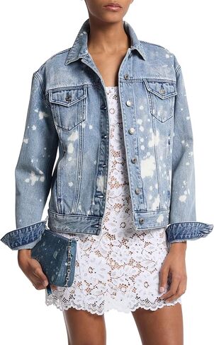 Michael Kors Women's Denim Trucker Jacket in Saudi Arabia