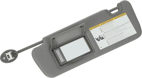 Left Driver Side Sun Visor Compatible with Toyota Highlander 2014 2015 2016 2017 2018 2019 Replaces# 74320-0E074-B0 (Gray, Left) in Kuwait