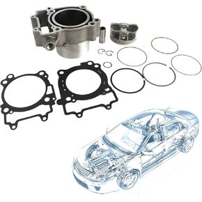Cylinder Piston Gasket Top End Kit 3022860 3022295 Compatible with Polaris ACE Ranger RZR Sportsman 570 2012-2017 After-Market Parts