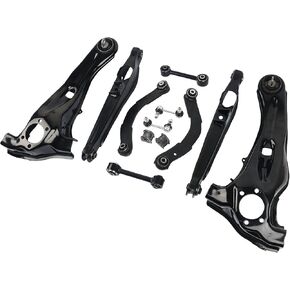 Rear Suspension Trailing Arm Lower & Upper Control Arm Sway Bar Kit Replacement for 2007-2016 Jeep Compass Patriot 4WD 5272715AD 5105930AB K641226 K641281 K641868 K750058
