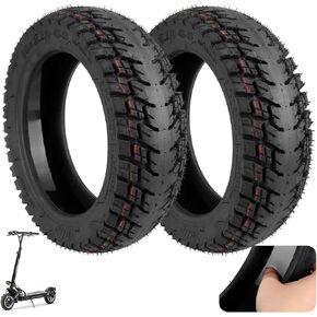 ulip (2 Pack) 10x2.75-6.5 Vacuum Tire 10 Inch with Built-in Live Glue Repairable for Speedway 5 Dualtron 3 Scooter