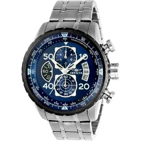Invicta Men's 22970 Aviator Analog Display Quartz Silver Watch in Saudi Arabia