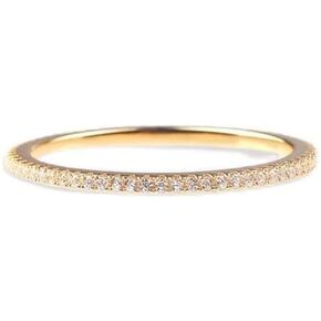 Mint & Lily 18k Gold Eternity Ring